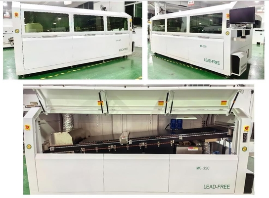 Mk Series Lead Free Dual Wave Soldering Machine Common Double Hook Claw