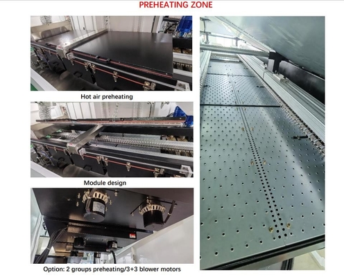 Hot Air Lead Free Wave Solder Machine Cast Iron Wave Solder Pot